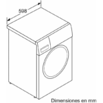 Lavadora de Carga Frontal Siemens WM12N264ES 8 kg 1200 rpm - Imagen 2