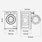 Lavadora UniversalBlue 7008W 8 kg - Imagen 2