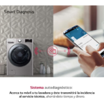 Lavadora de carga frontal LG F1P1CY2T 1100 rpm 17 kg - Imagen 2