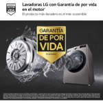 Lavadora de carga frontal LG F1P1CY2T 1100 rpm 17 kg - Imagen 5