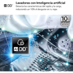 Lavadora de carga frontal LG F4WR5011A6F 1400 rpm 11 kg - Imagen 4
