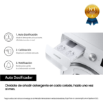 Lavadora de carga frontal Samsung WW90T684DHE/S3 1400 rpm 9 kg - Imagen 3