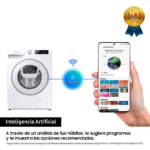 Lavadora de carga frontal Samsung WW90T684DHE/S3 1400 rpm 9 kg - Imagen 4